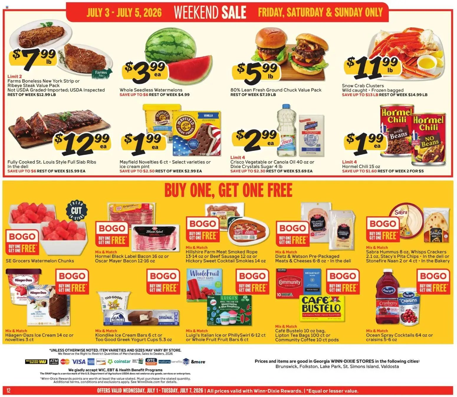 Winn Dixie Weekly Ad