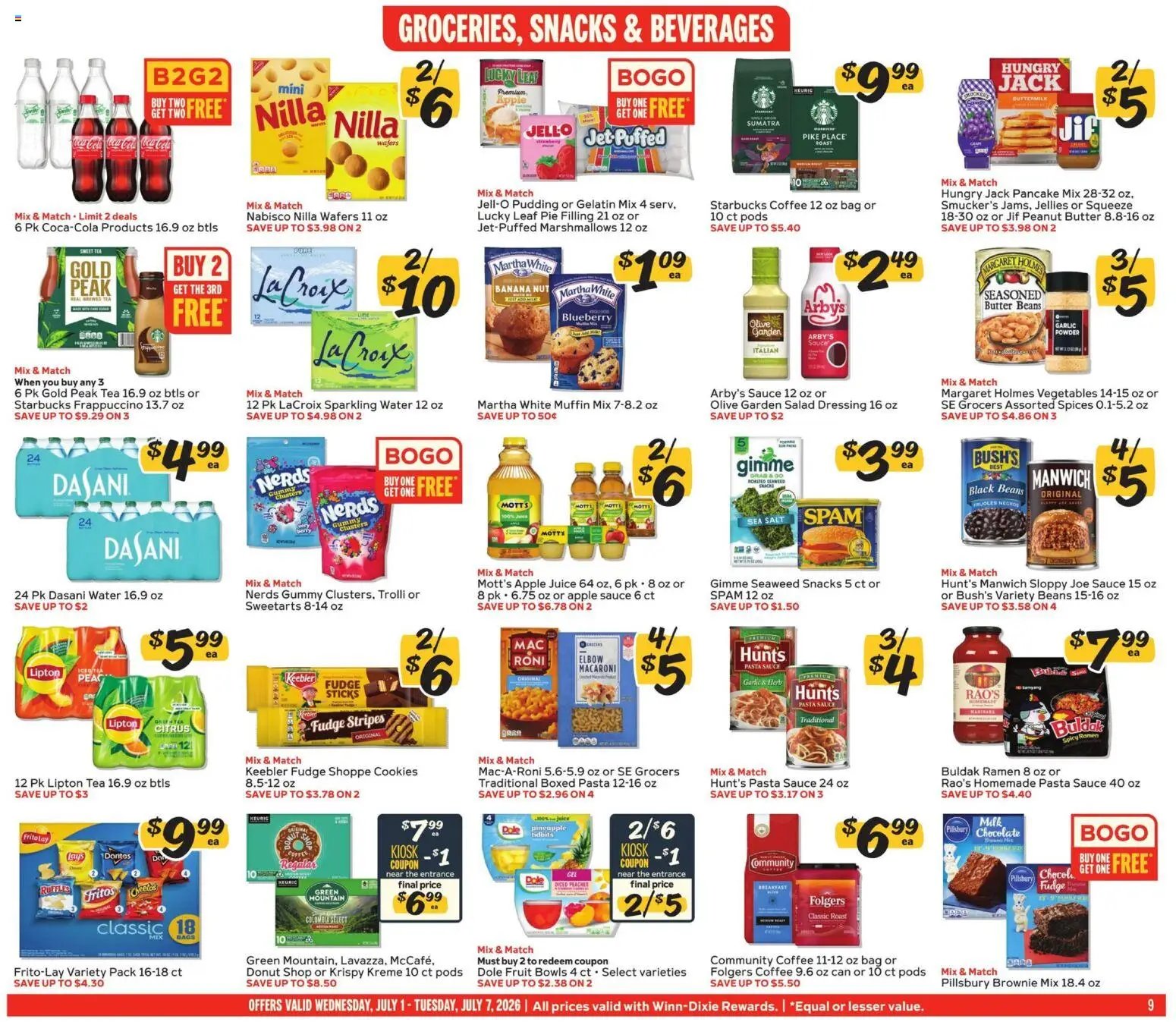 Winn Dixie Weekly Ad