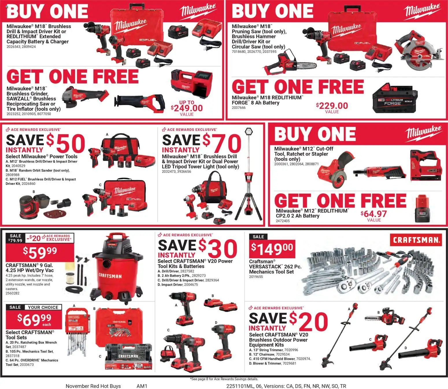 ACE Hardware Red Hot Buys