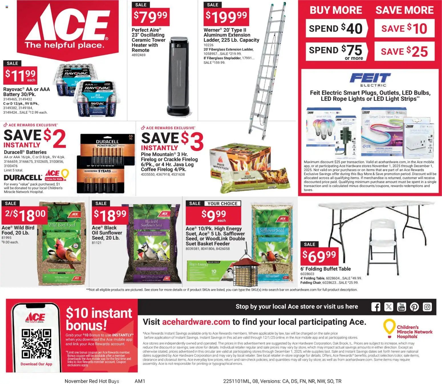 ACE Hardware Red Hot Buys