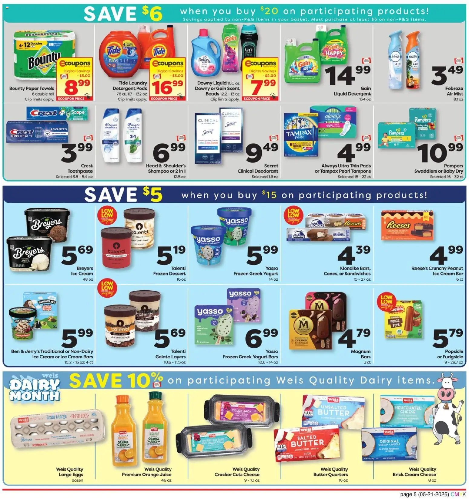 Weis Monthly Savings