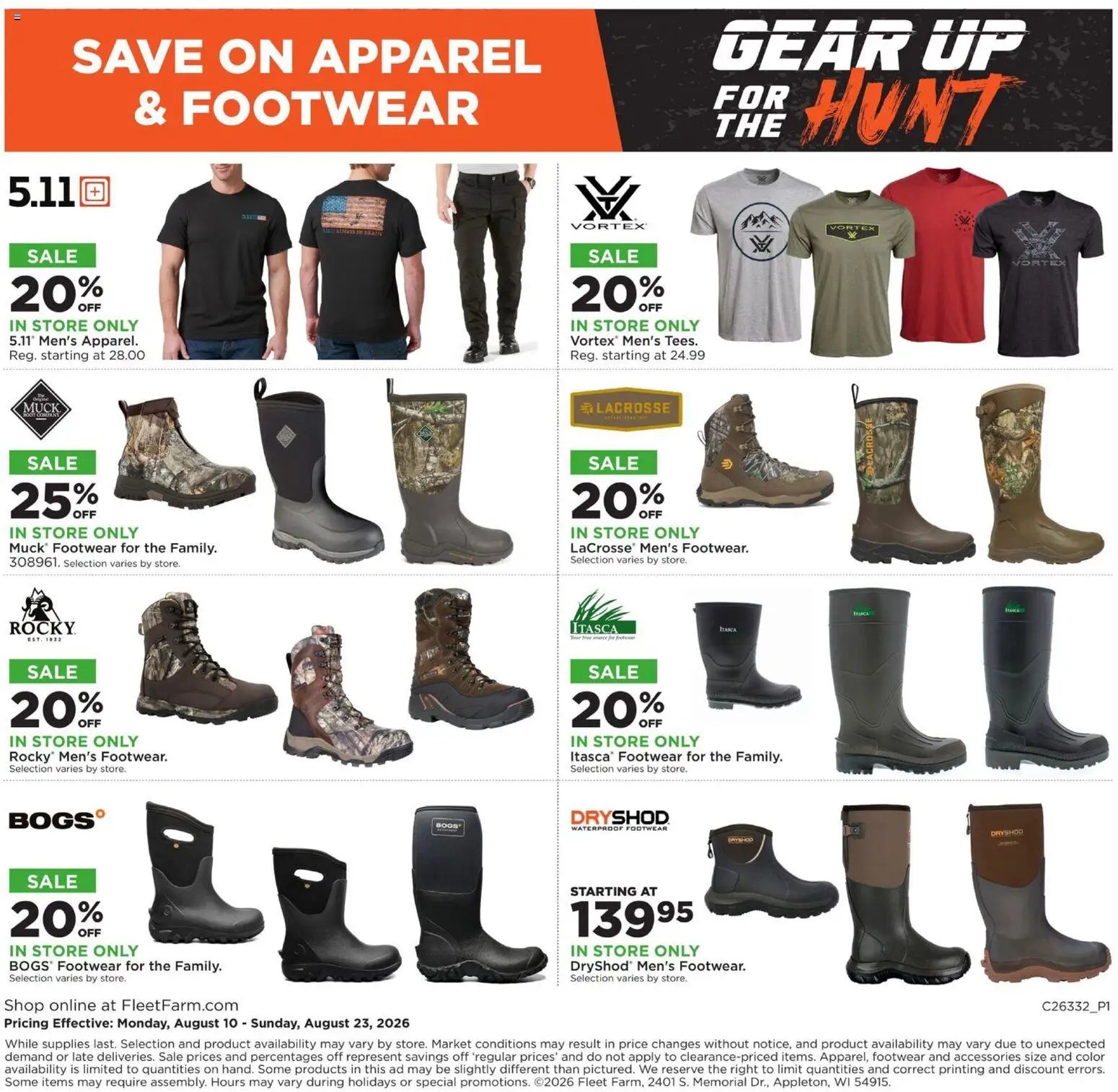 Mills Fleet Farm Weekly Ad