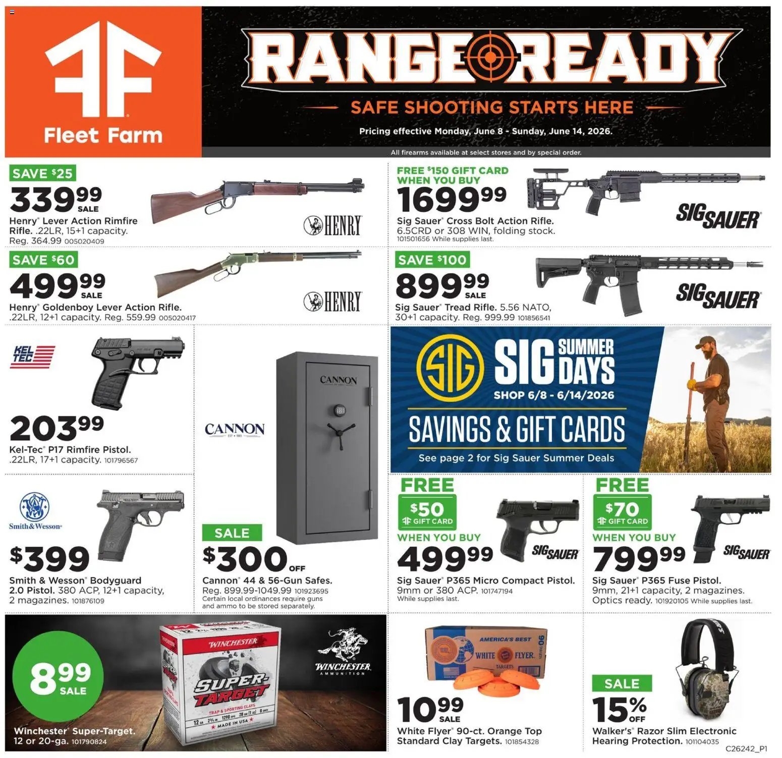 Mills Fleet Farm  Take Aim