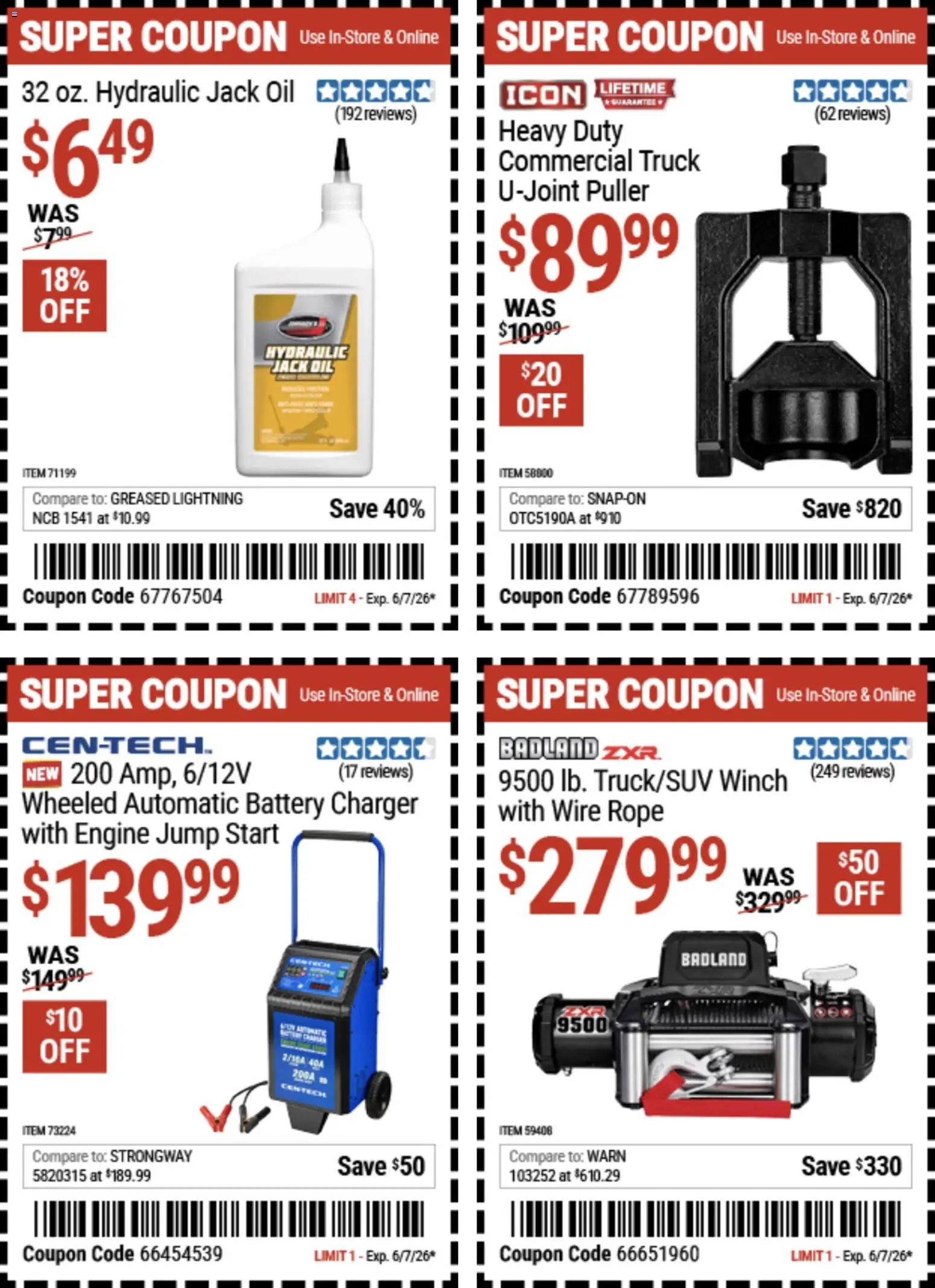 Harbor Freight Weekly Ad