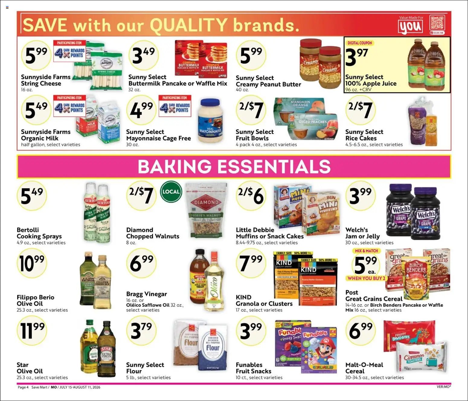 Save Mart Big Book of Savings
