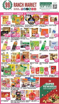 99 Ranch Market Beverages | Snack | Frozen Dessert
