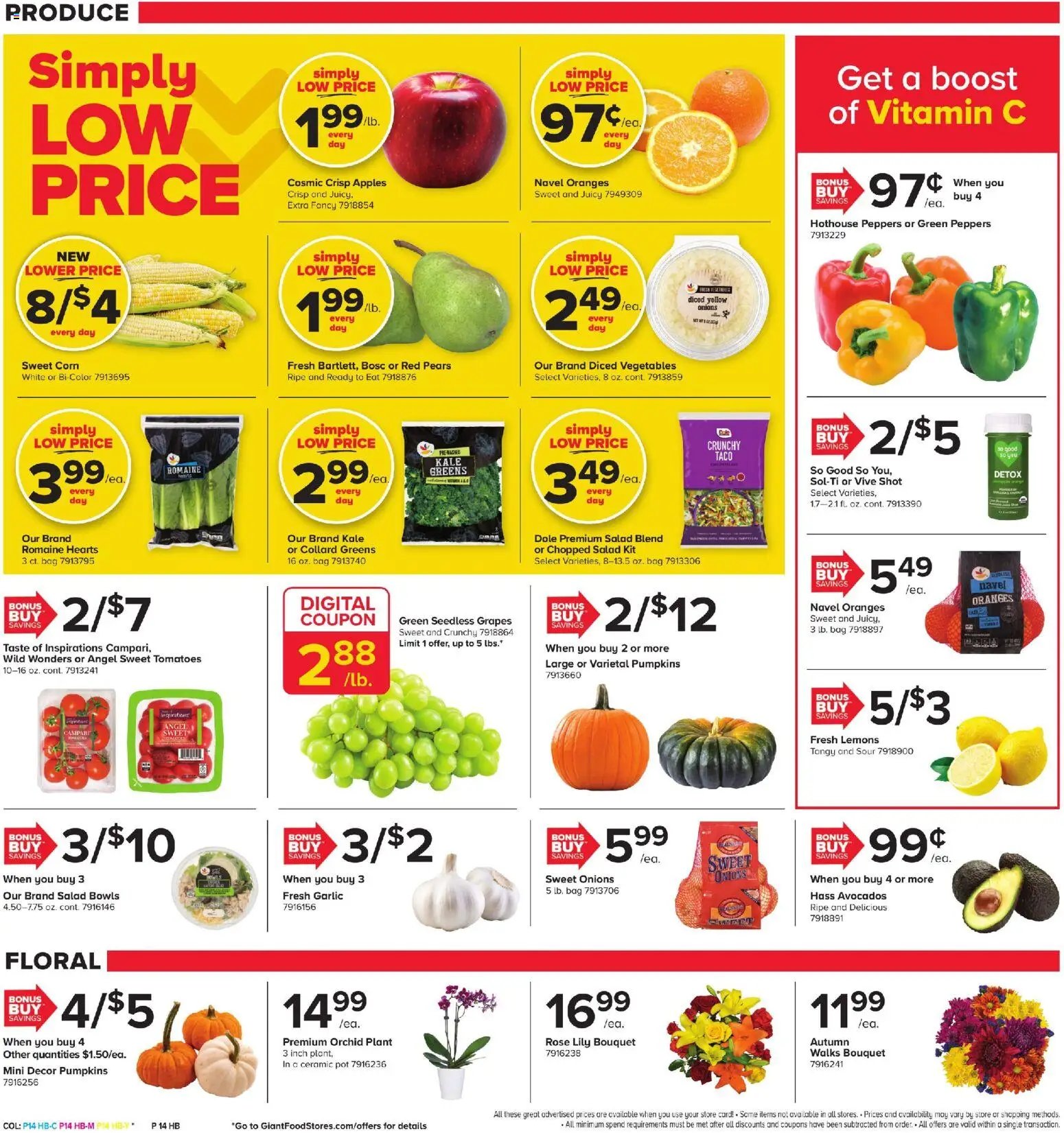 Giant Weekly Ad