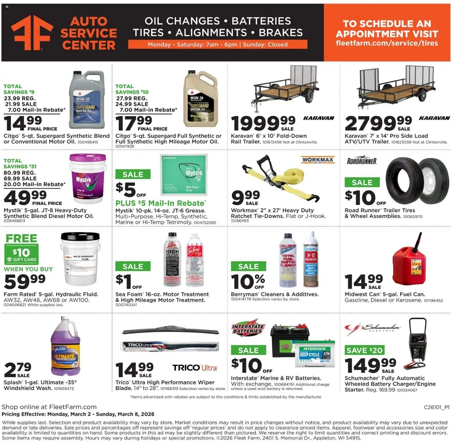 Mills Fleet Farm Weekly Ad