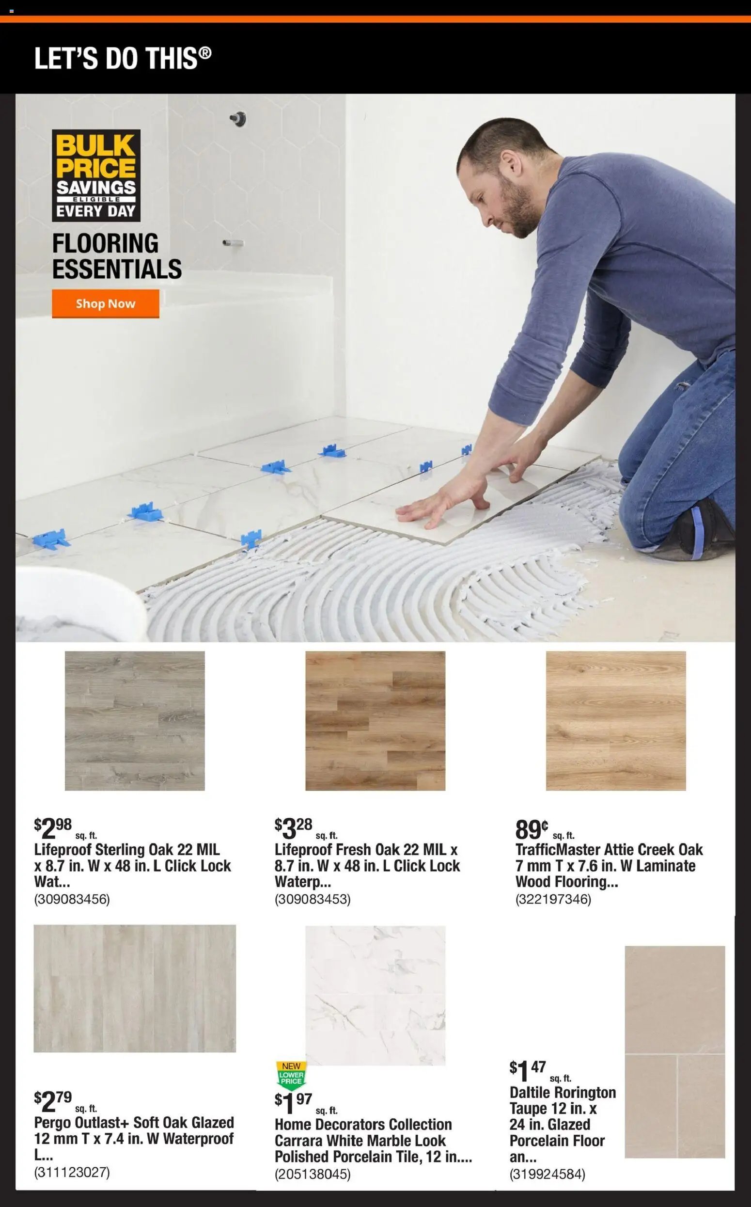 Home Depot Shop Pro Ad