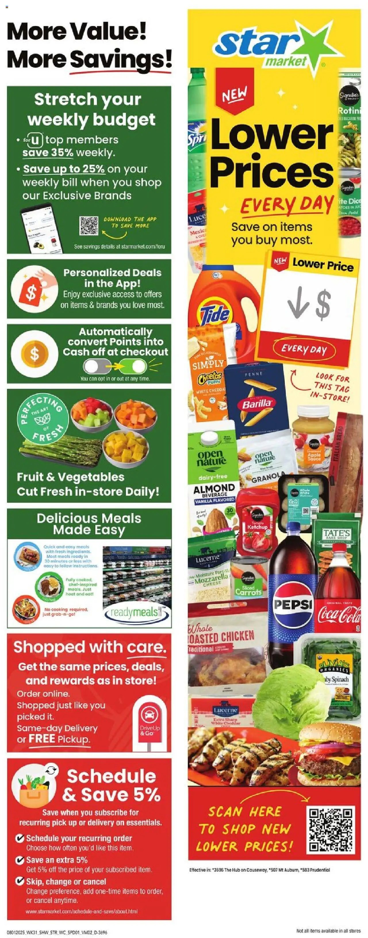 Star Market Weekly Ad - MA (2025-08-01 - 2025-08-07) | 1