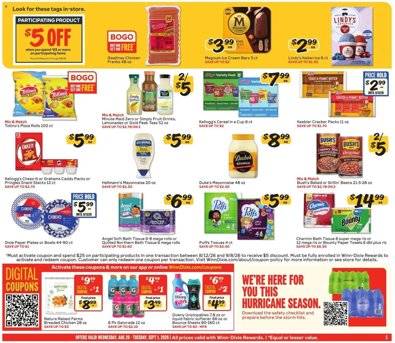 Winn Dixie Weekly Circular - GA