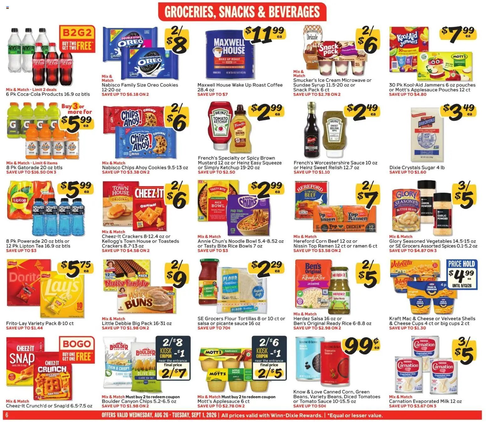 Winn Dixie Weekly Circular - GA