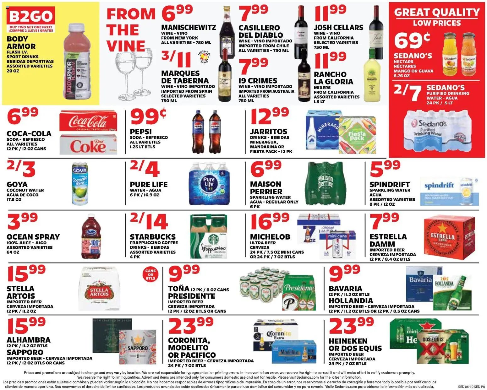 Sedano's Weekly Ad
