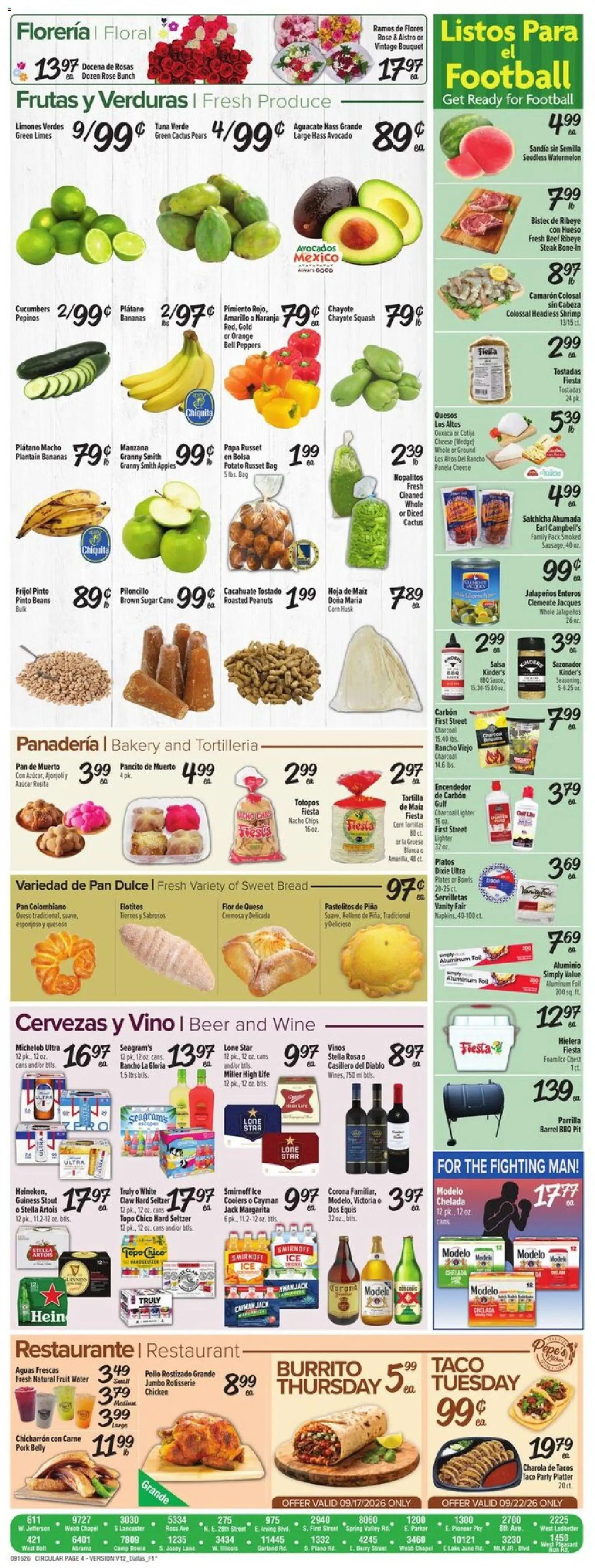 Fiesta Mart Weekly Ad