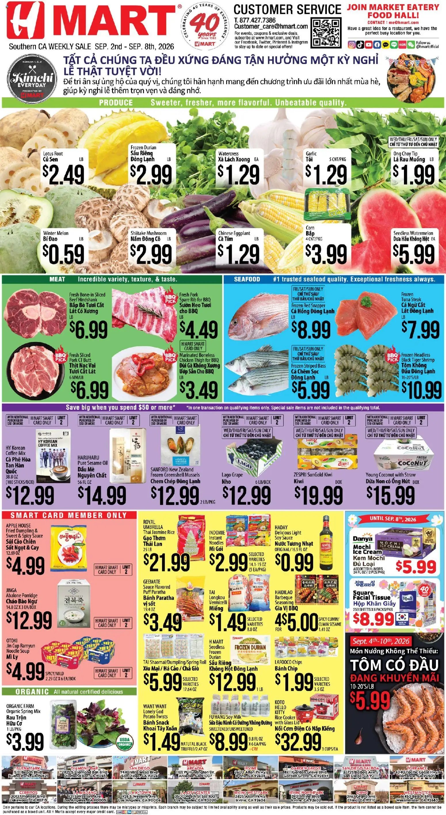 Hmart Weekly Ad - VIETNAMESE - Diamond Bar