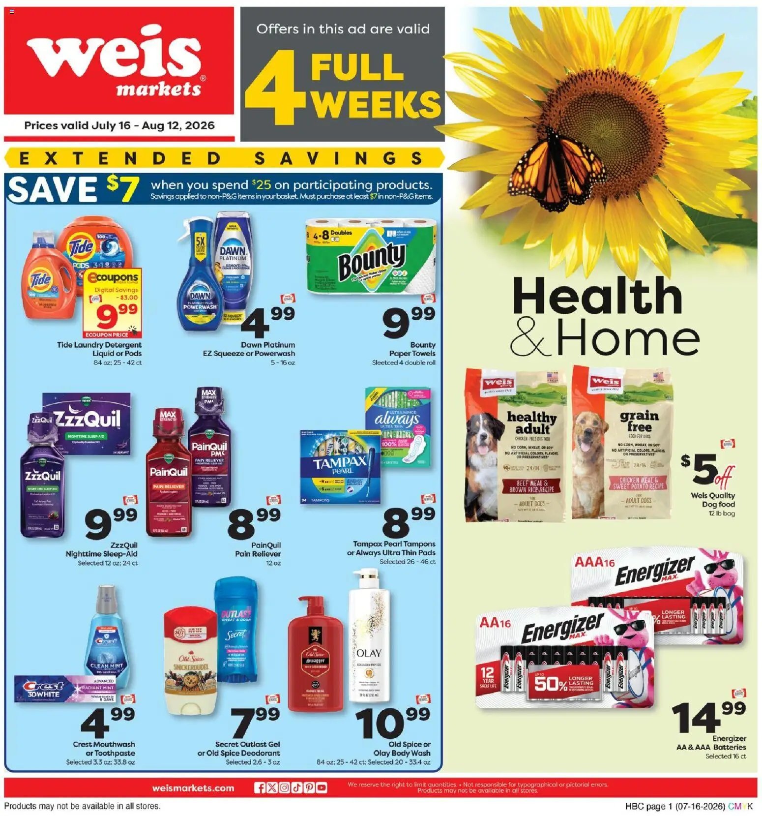 Weis Extended Savings