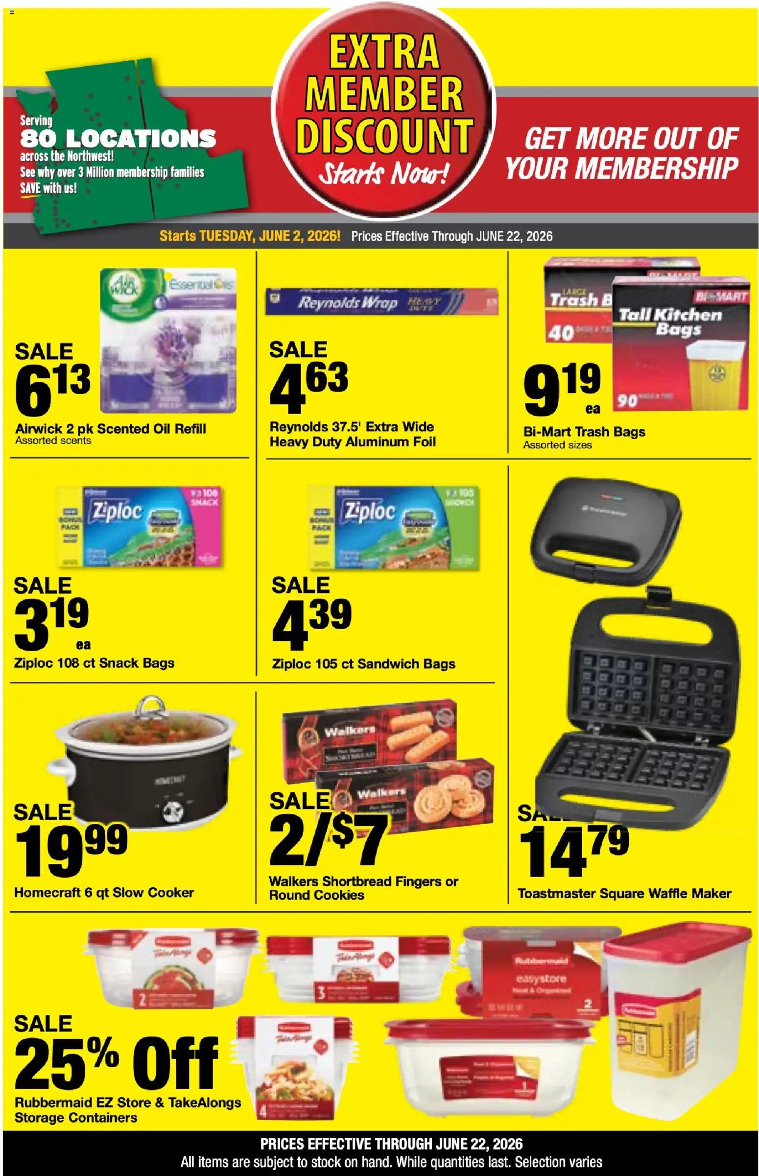 Bi-Mart Extra Member Discount