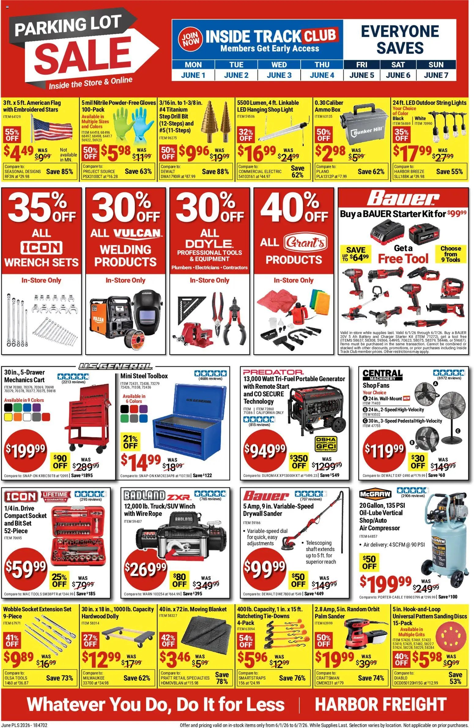 Harbor Freight Weekly Ad