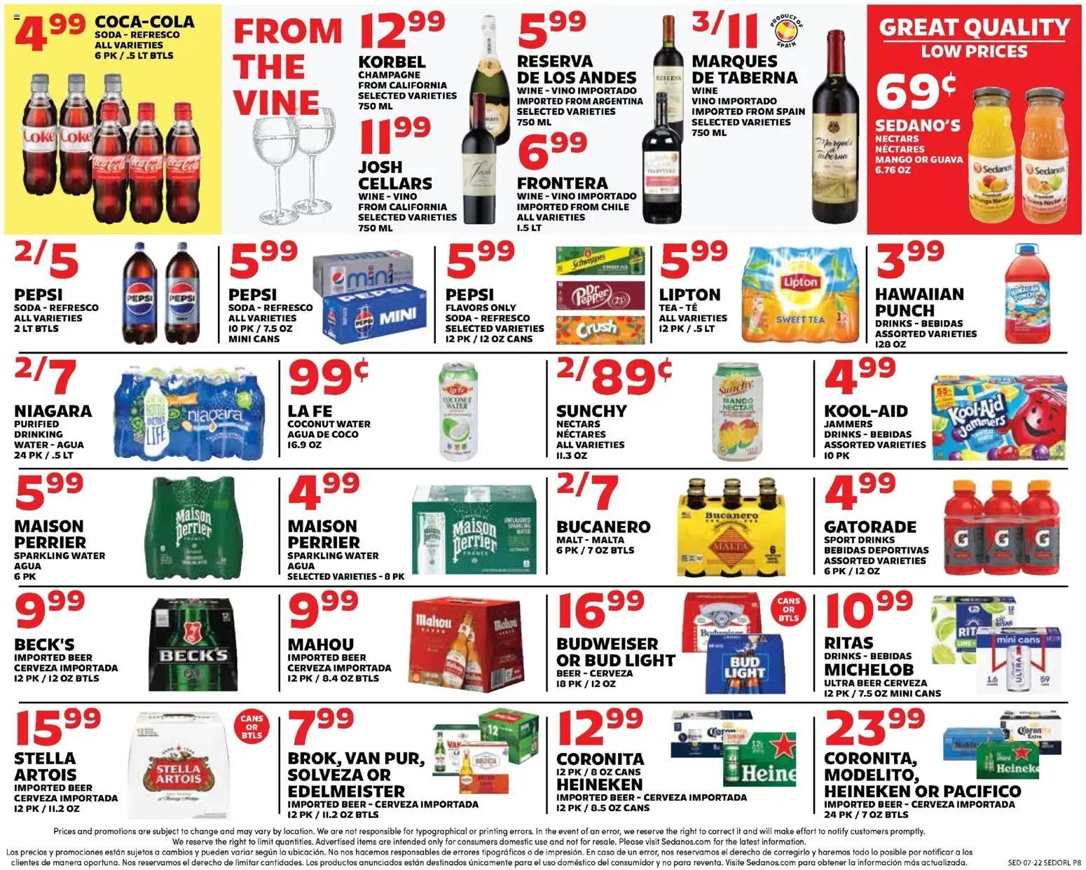 Sedano's Weekly Ad