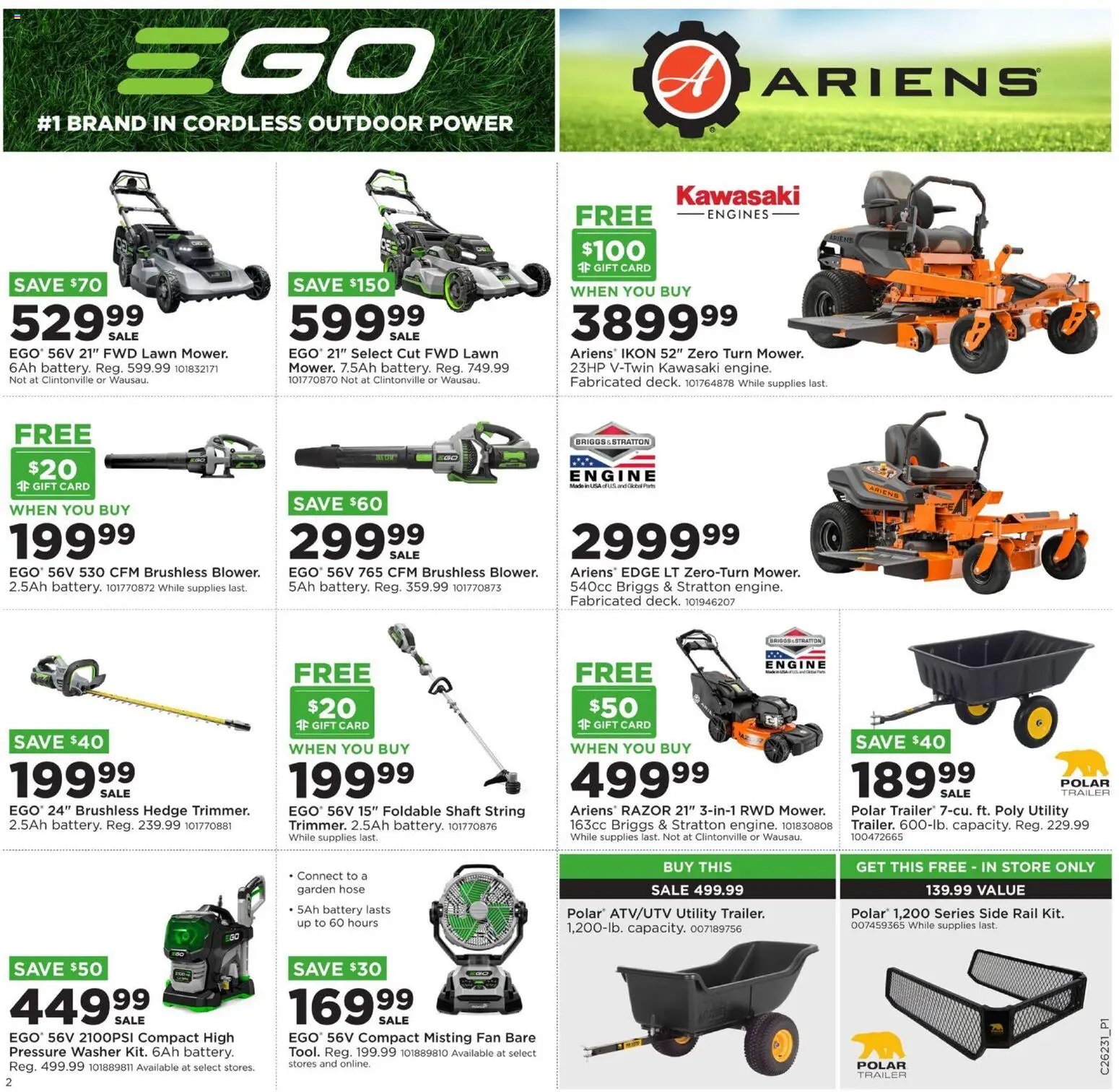 Mills Fleet Farm Weekly Ad