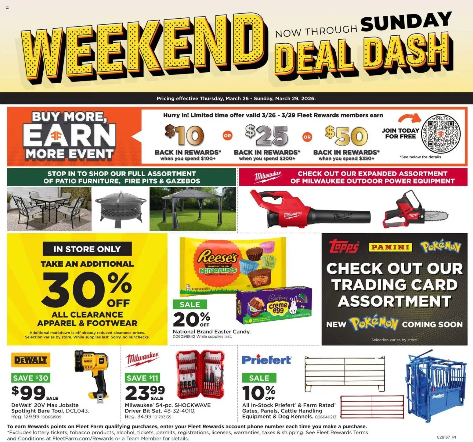 Mills Fleet Farm Weekend Ad