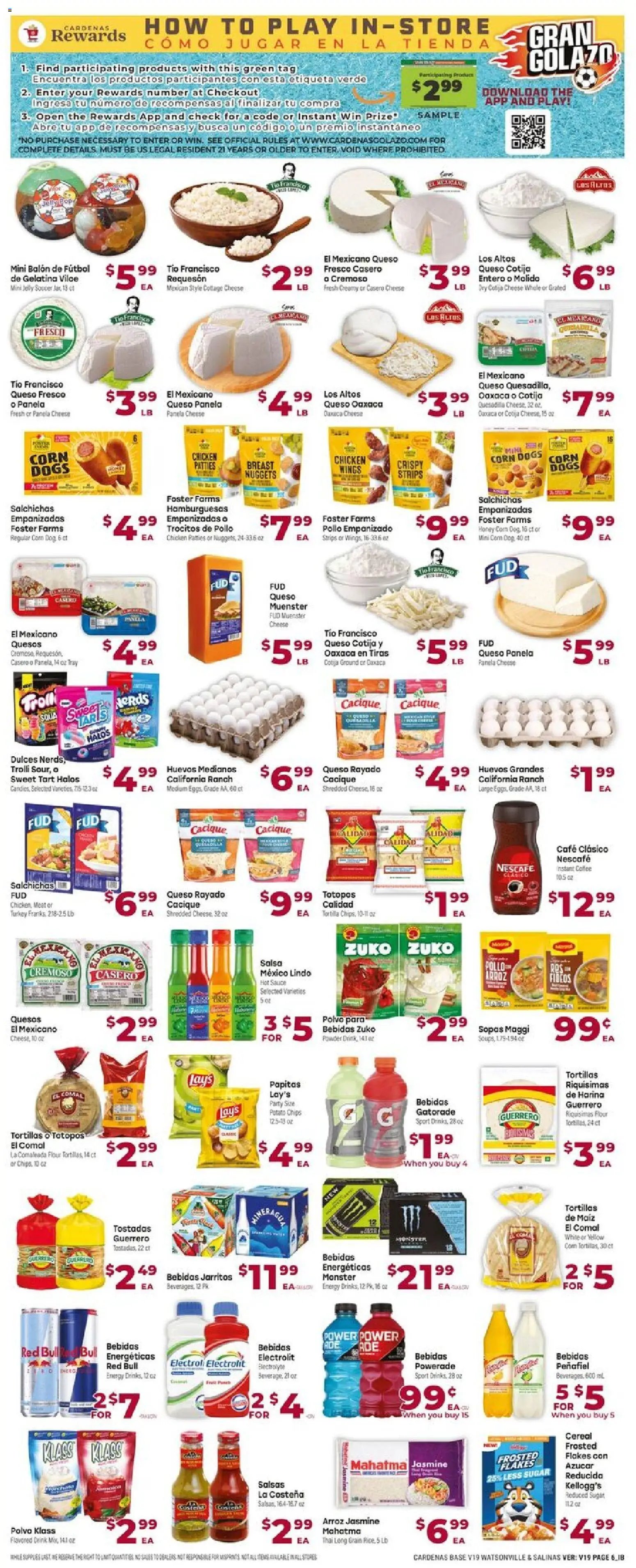Cardenas Weekly Ad - CA