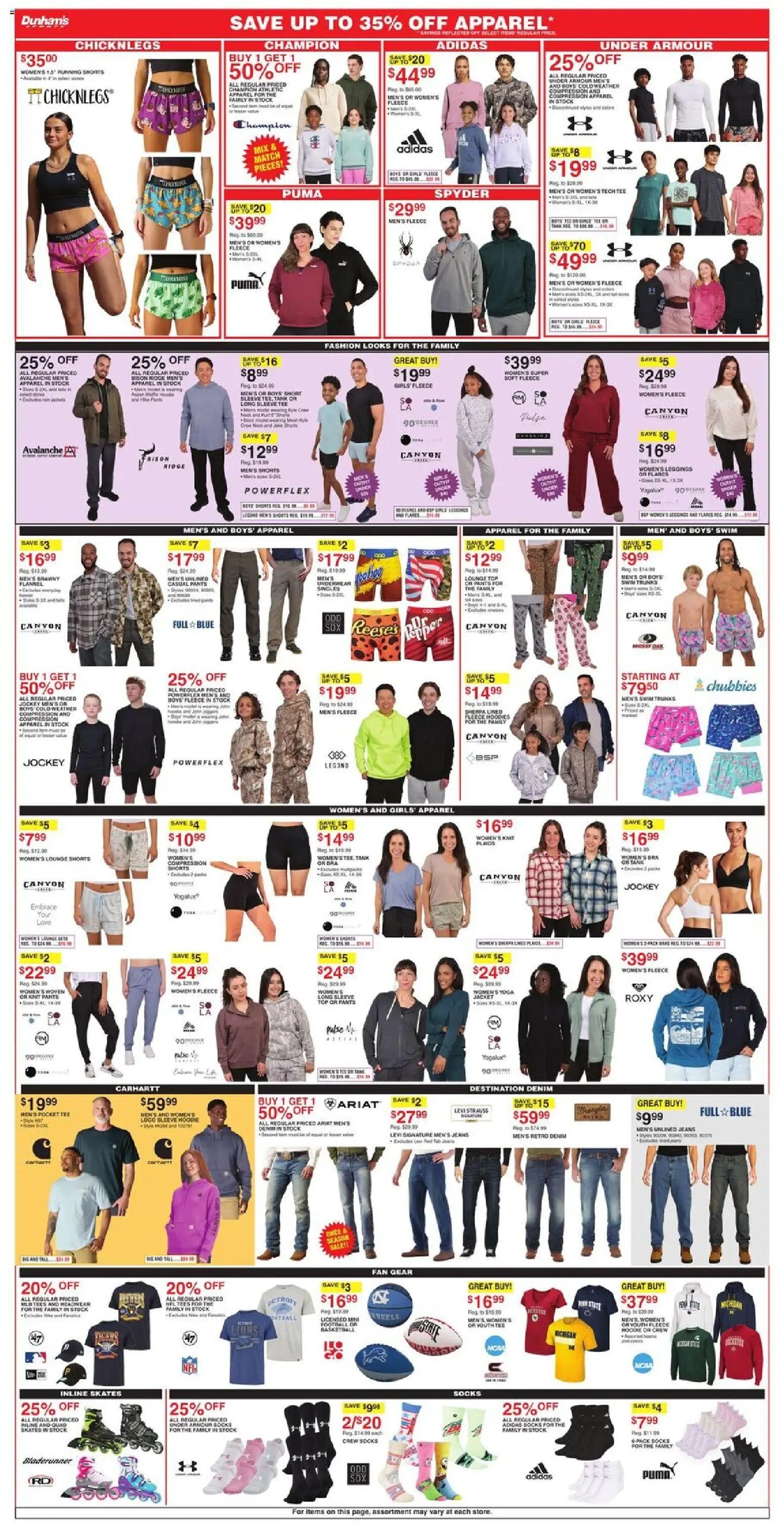 Dunham's Sports Weekly Ad