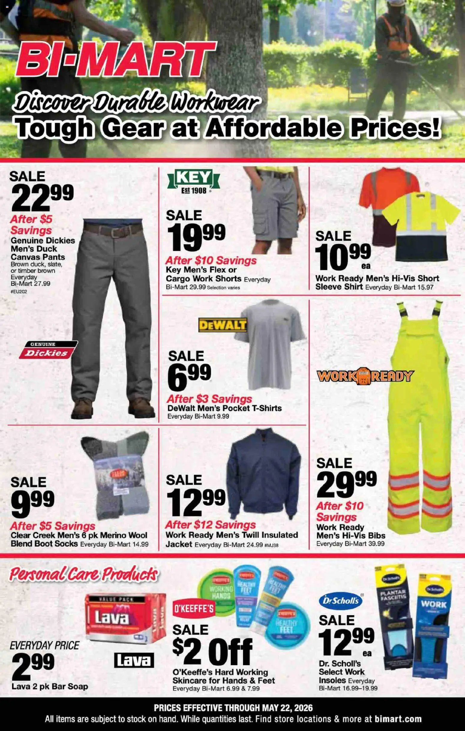 Bi-Mart Workwear Savings Guide