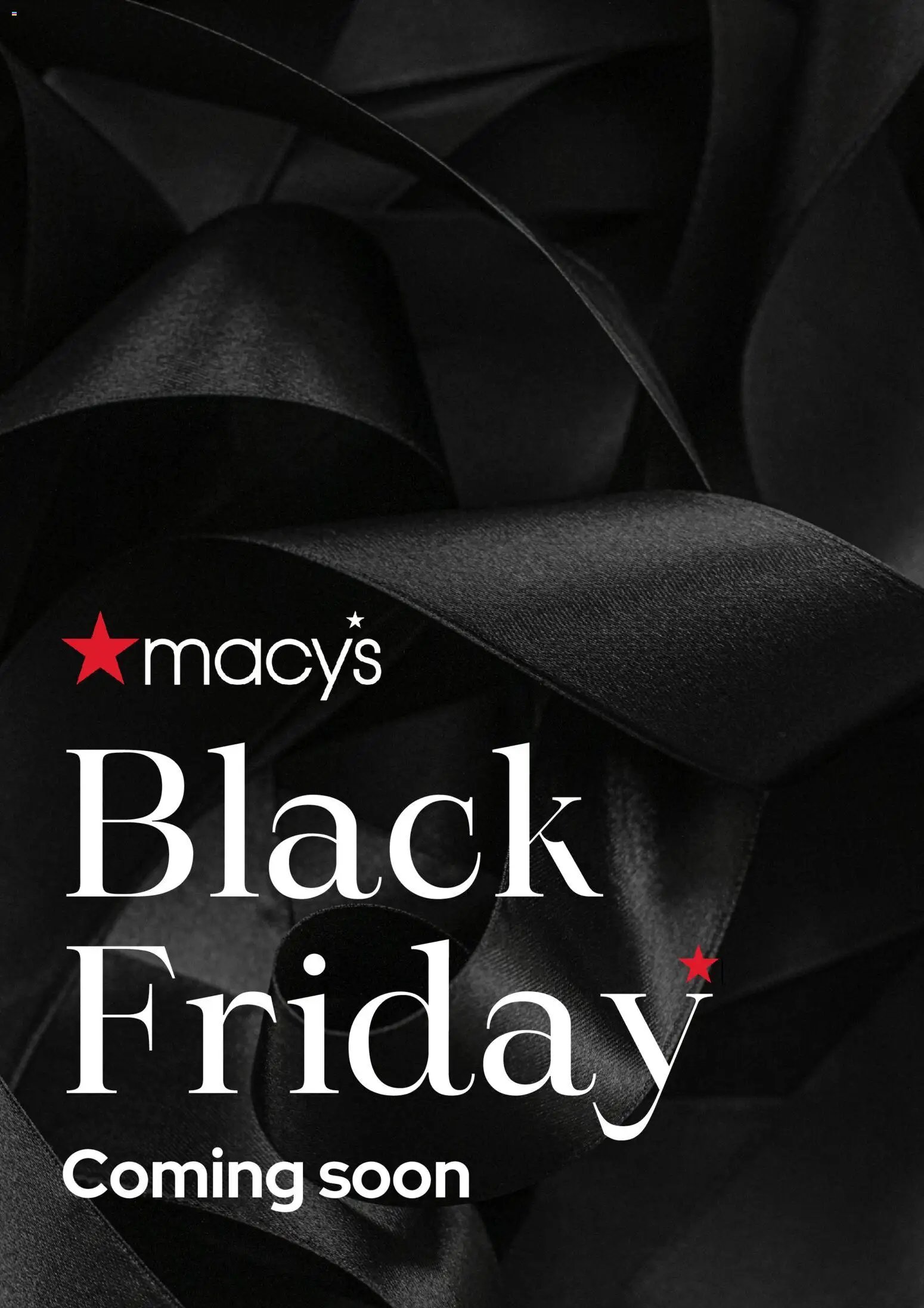 Macy's Black Friday Notice