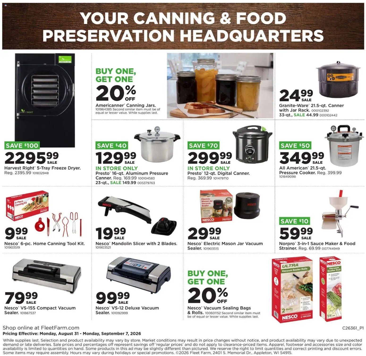 Mills Fleet Farm Weekly Ad