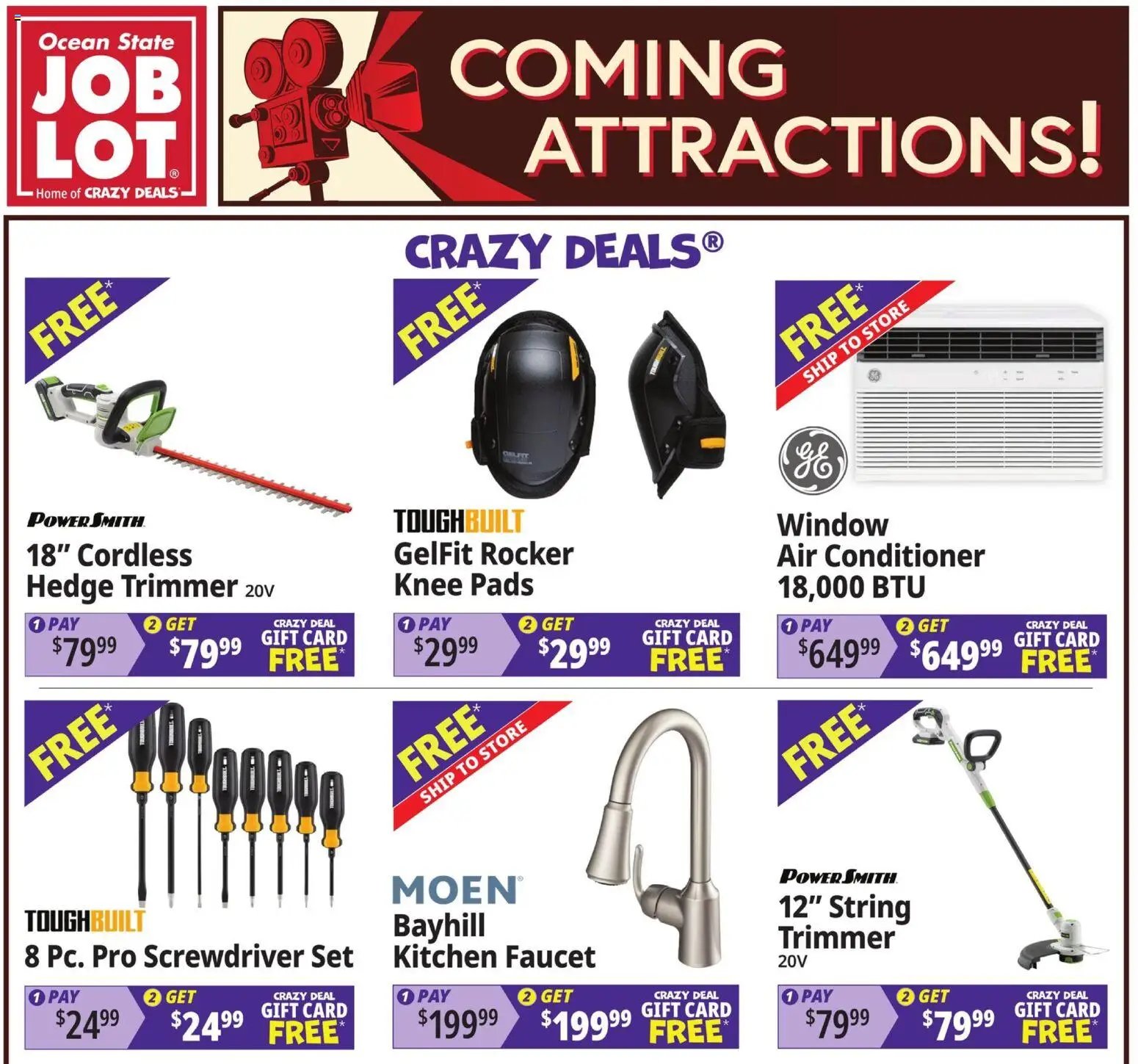 Ocean State Job Lot Coming Attractions