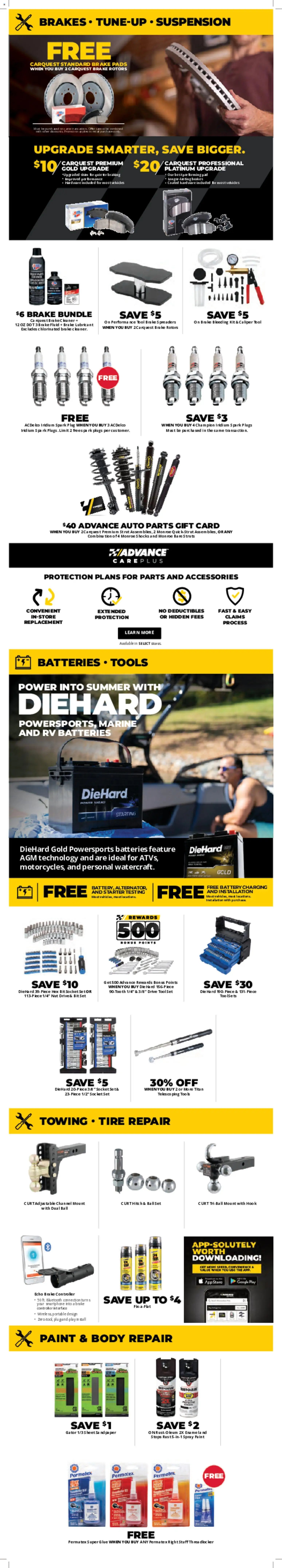 Advance Auto Parts Weekly Ad