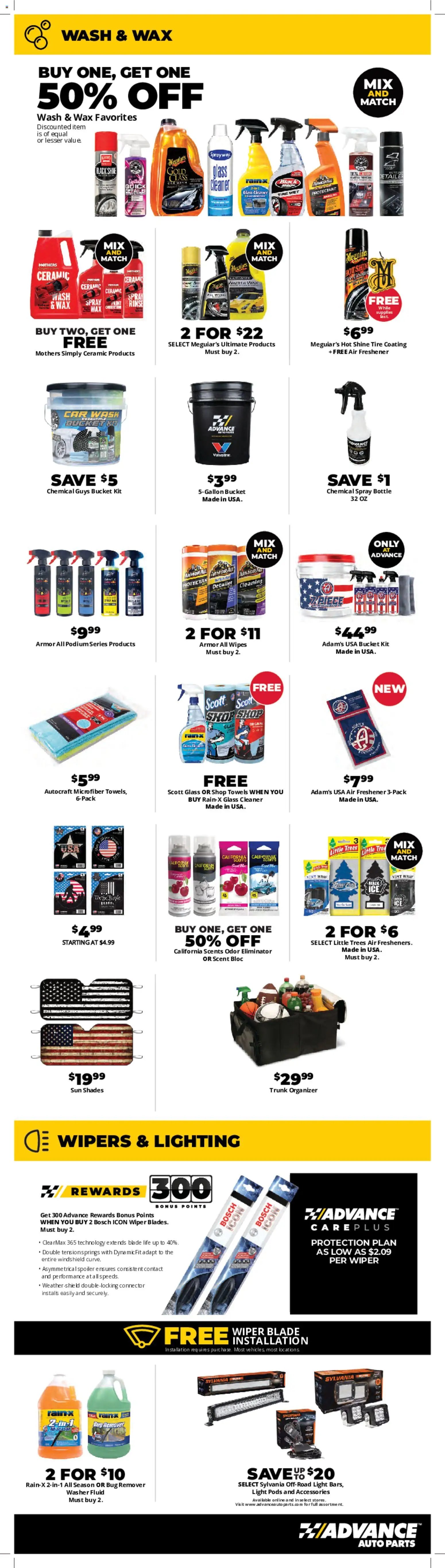 Advance Auto Parts Weekly Ad