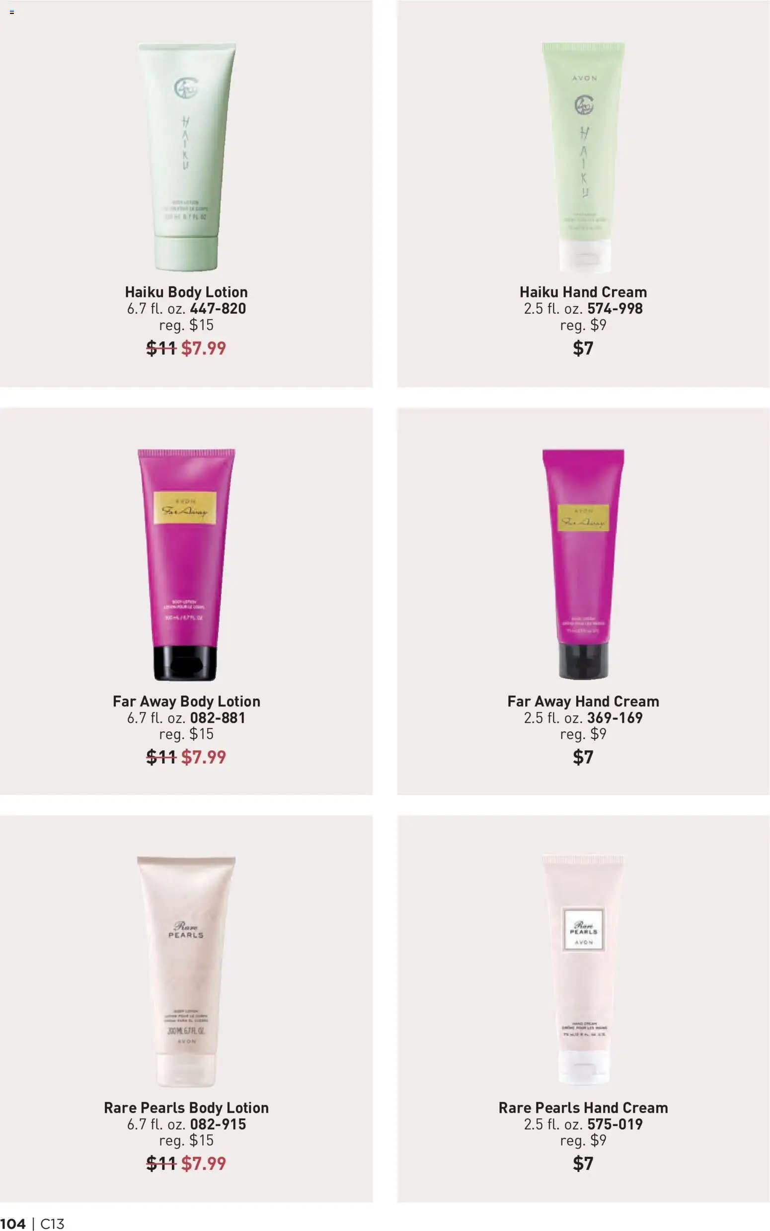 Avon Brochure