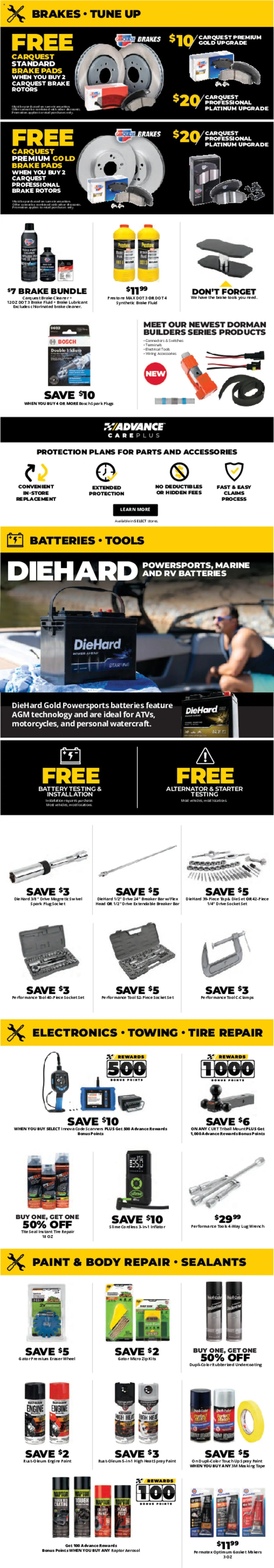Advance Auto Parts Weekly Ad