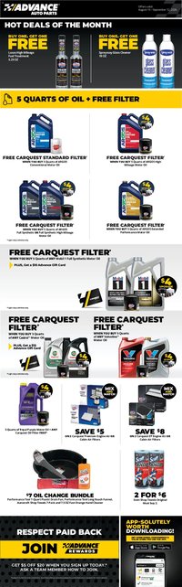 Advance Auto Parts Weekly Ad