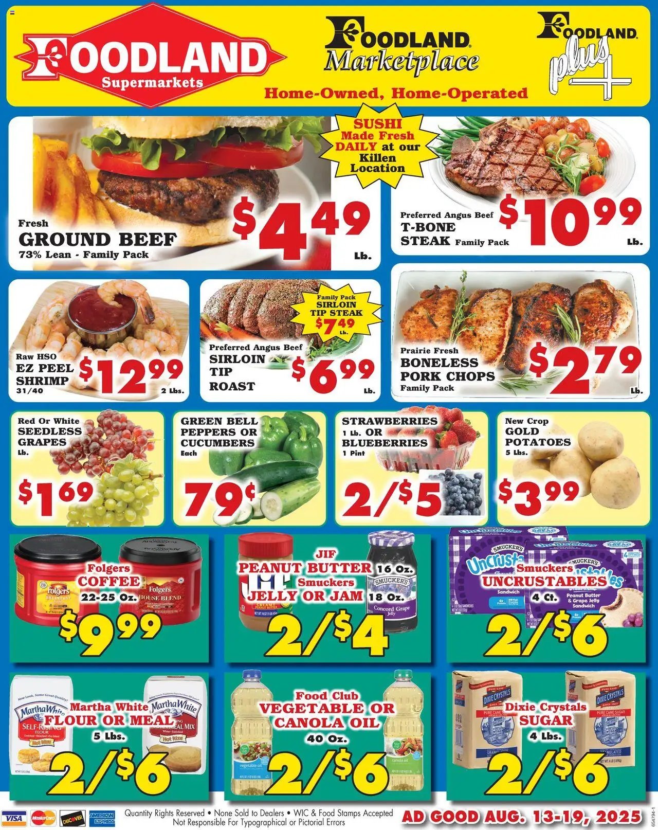 Foodland Weekly Ad - Supermarkets (2025-08-13 - 2025-08-19) | 1