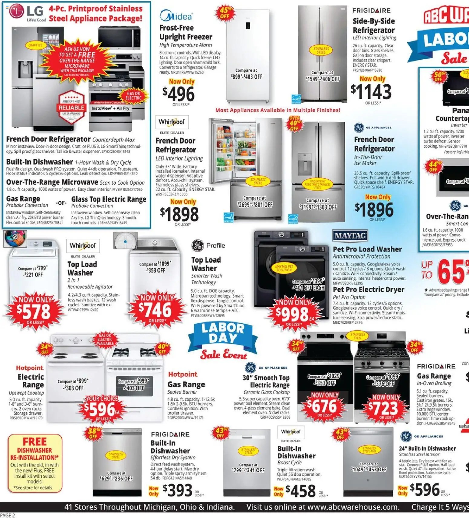 ABC Warehouse Weekly Ad