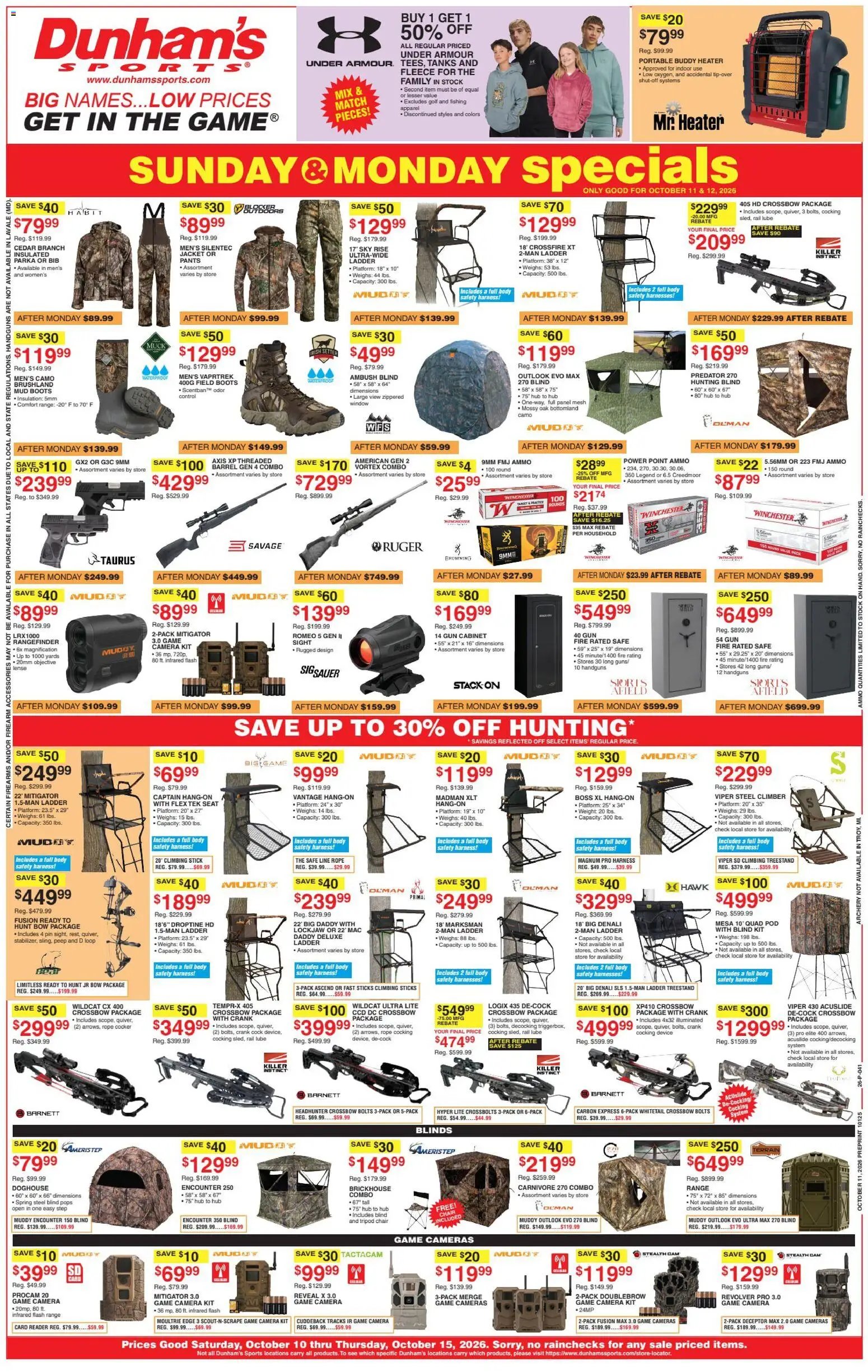 Dunham's Sports Weekly Ad