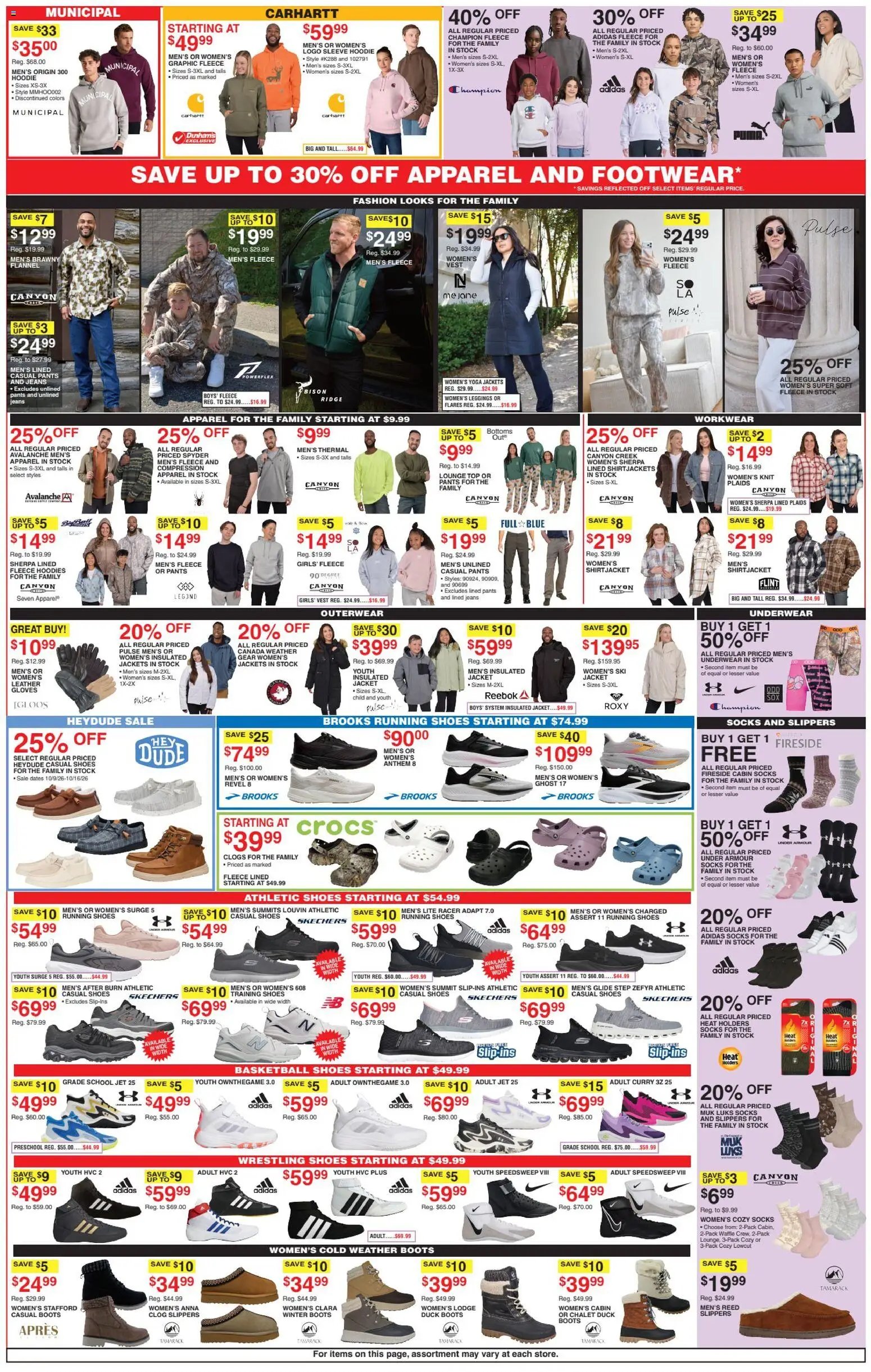 Dunham's Sports Weekly Ad