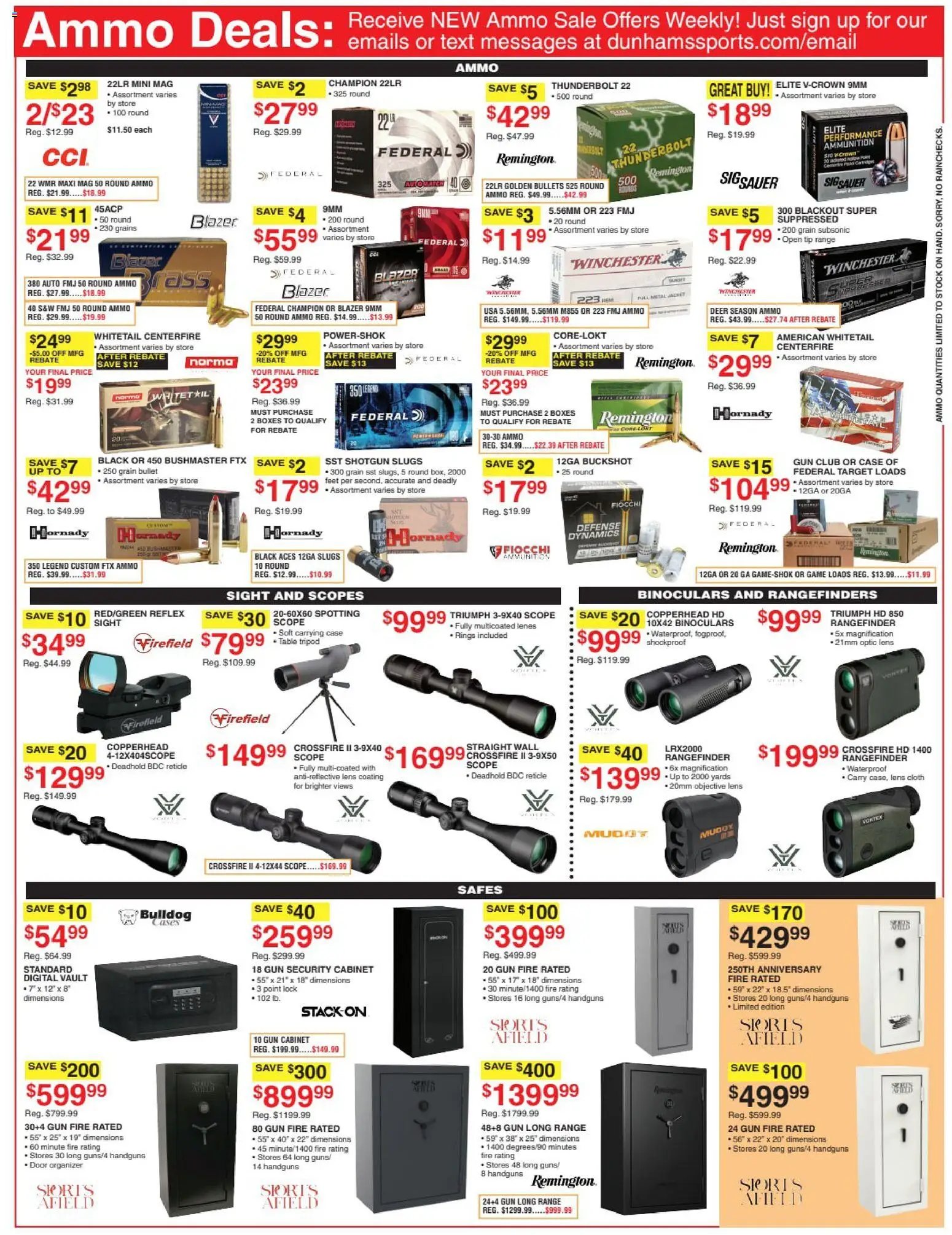Dunham's Sports Weekly Ad