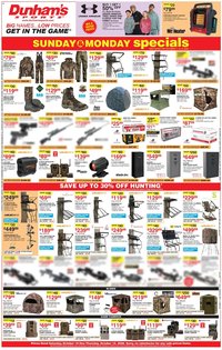 Dunham's Sports Weekly Ad