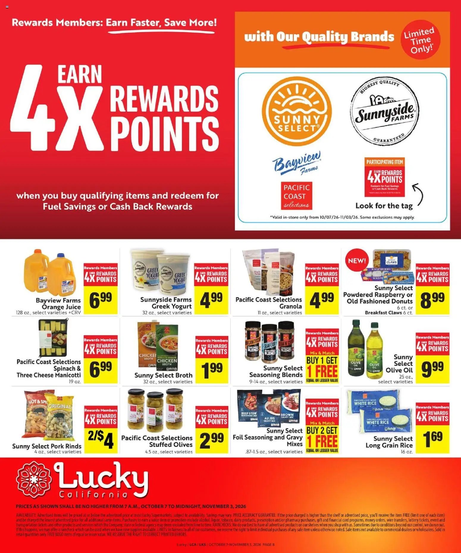 Lucky Supermarkets Online Savings Guide
