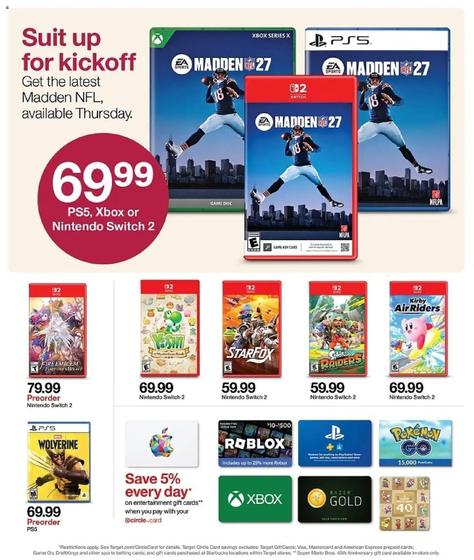 Target Weekly Ad