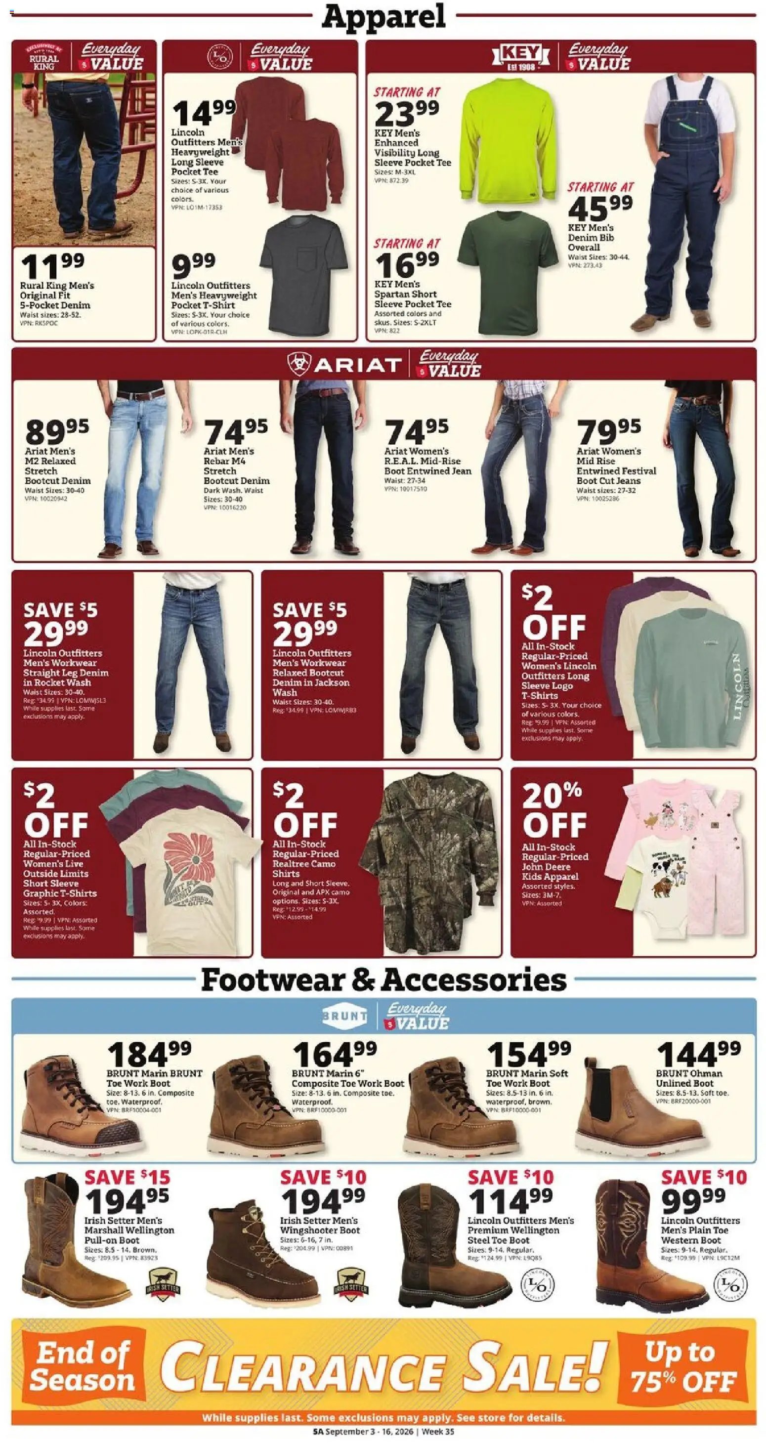 Rural King Weekly Ad