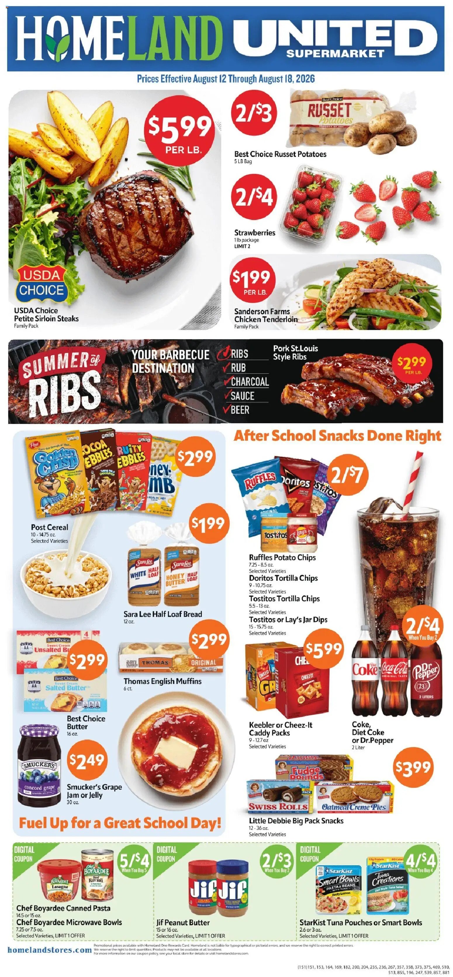 Homeland Weekly Ad