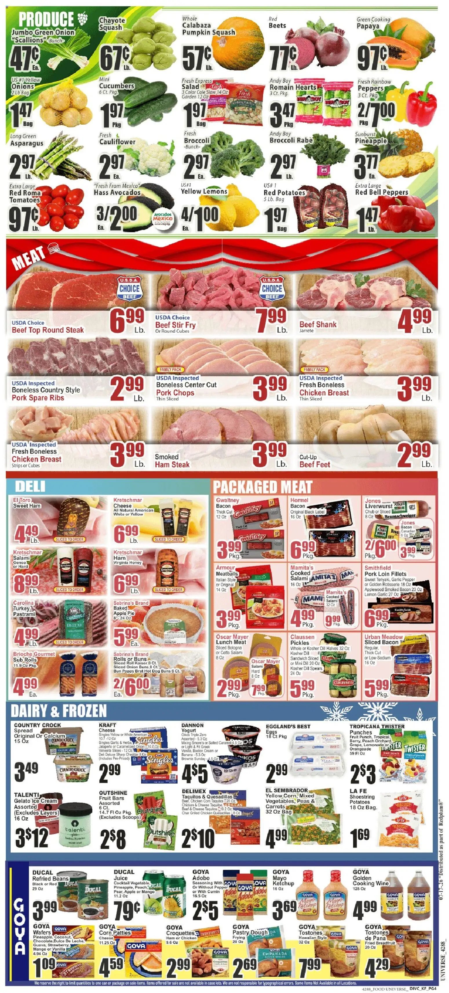 Food Universe Weekly Ad