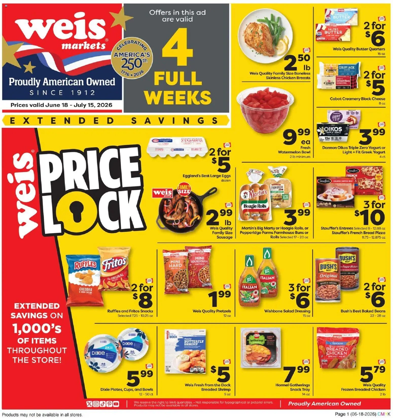 Weis Monthly Ad