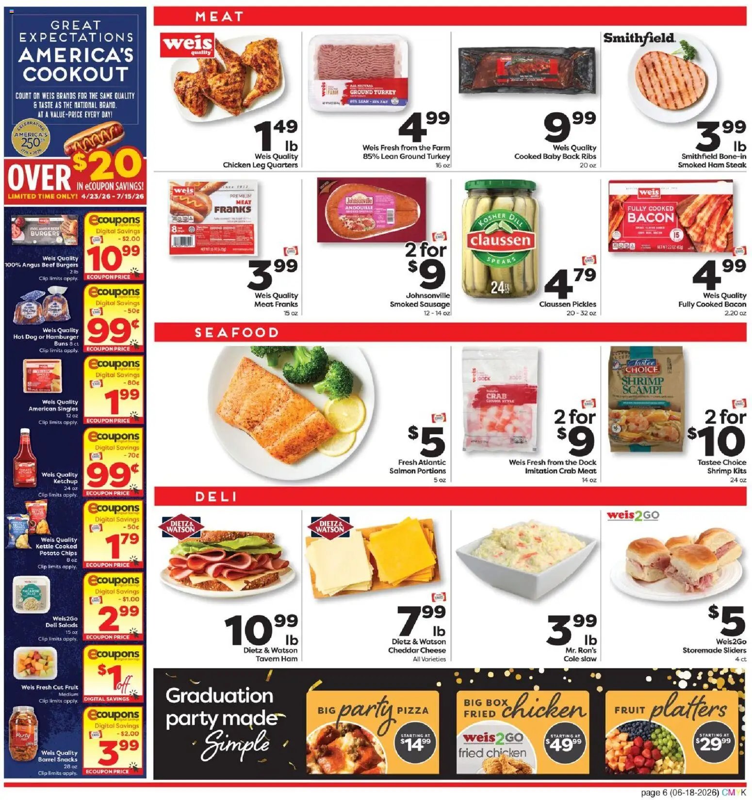 Weis Monthly Ad