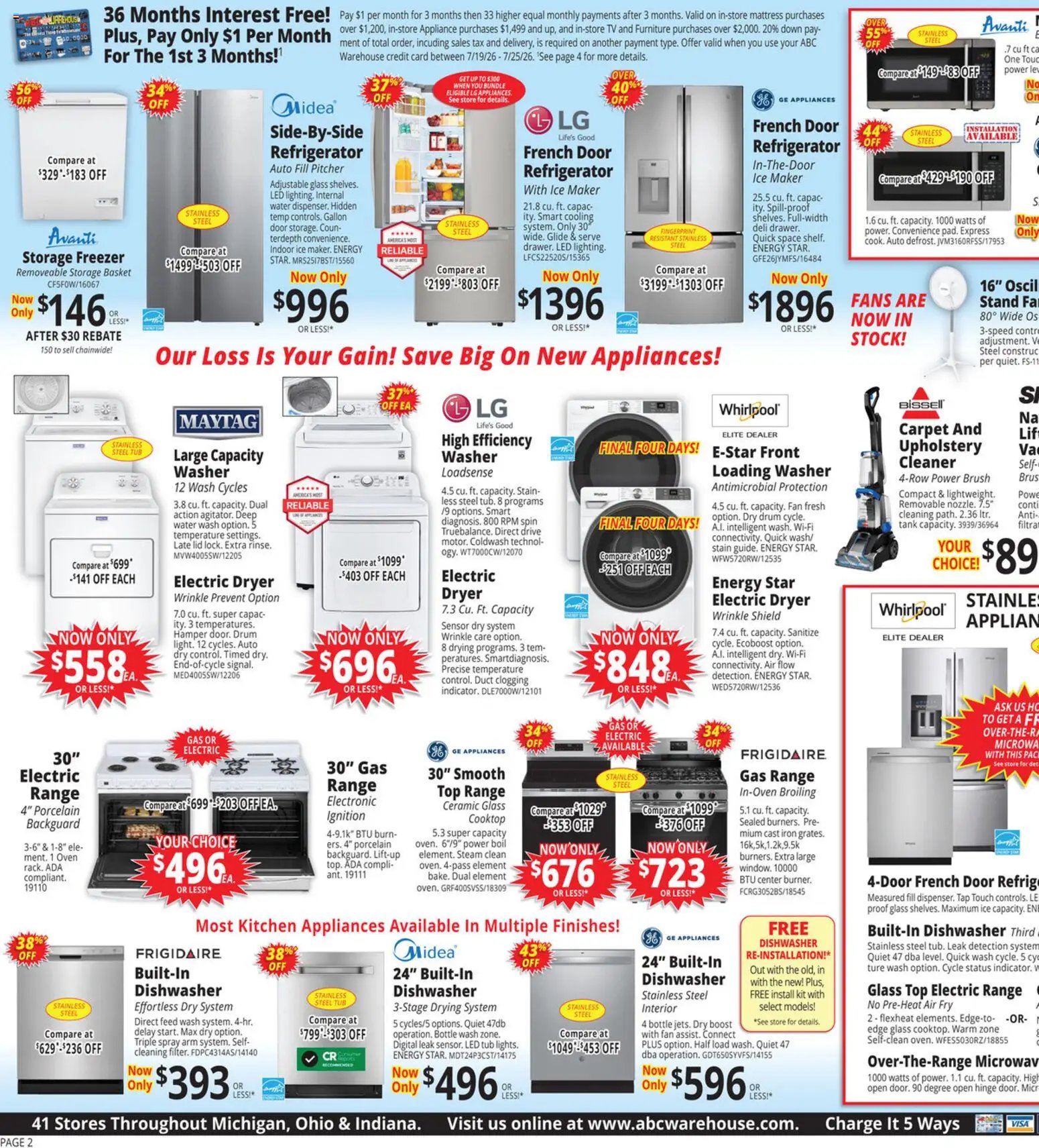 ABC Warehouse Weekly Ad